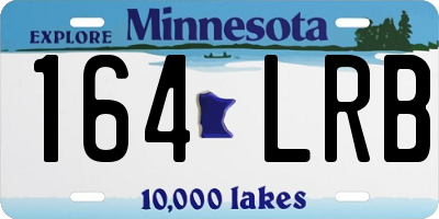 MN license plate 164LRB