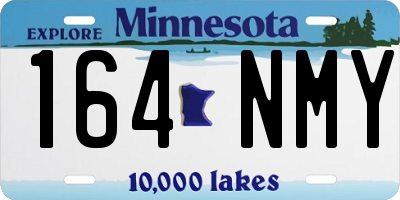 MN license plate 164NMY