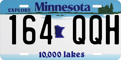 MN license plate 164QQH
