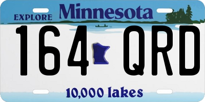 MN license plate 164QRD
