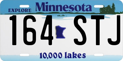 MN license plate 164STJ