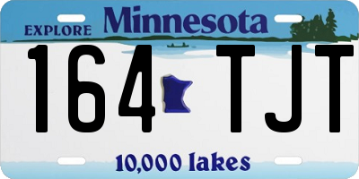 MN license plate 164TJT