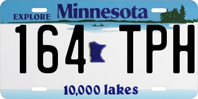 MN license plate 164TPH