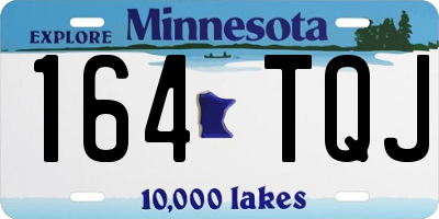 MN license plate 164TQJ