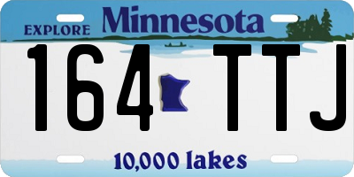MN license plate 164TTJ