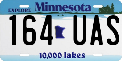 MN license plate 164UAS