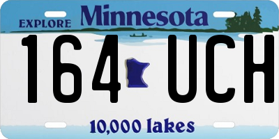 MN license plate 164UCH
