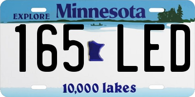MN license plate 165LED