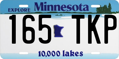 MN license plate 165TKP
