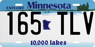MN license plate 165TLV