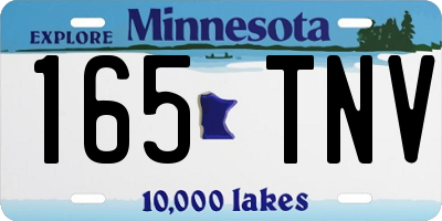 MN license plate 165TNV