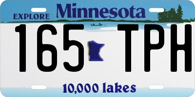 MN license plate 165TPH