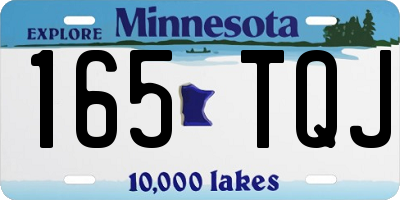 MN license plate 165TQJ