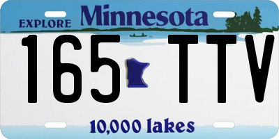 MN license plate 165TTV