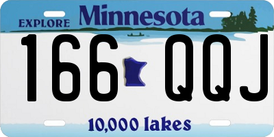 MN license plate 166QQJ