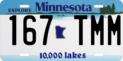 MN license plate 167TMM