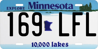 MN license plate 169LFL