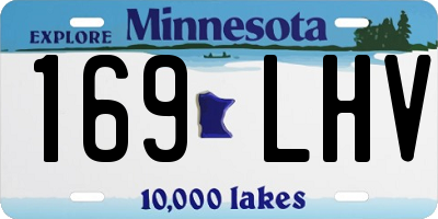 MN license plate 169LHV