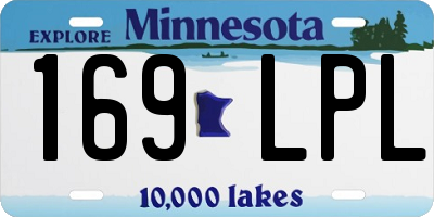 MN license plate 169LPL