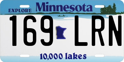 MN license plate 169LRN