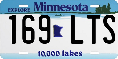 MN license plate 169LTS