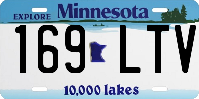 MN license plate 169LTV