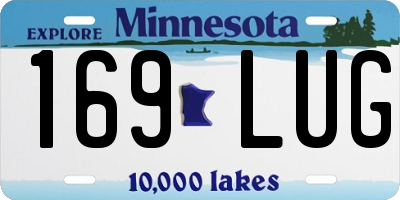 MN license plate 169LUG