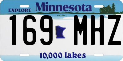 MN license plate 169MHZ