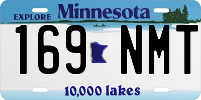 MN license plate 169NMT