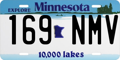 MN license plate 169NMV
