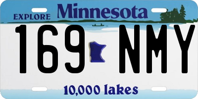 MN license plate 169NMY