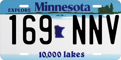 MN license plate 169NNV