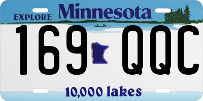 MN license plate 169QQC