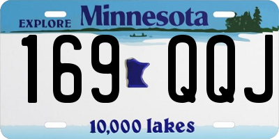 MN license plate 169QQJ