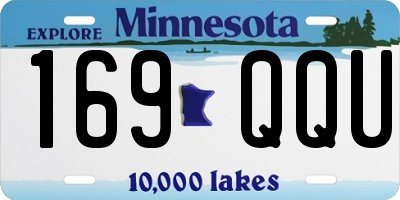 MN license plate 169QQU