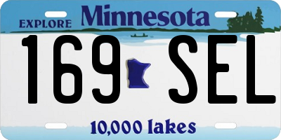 MN license plate 169SEL