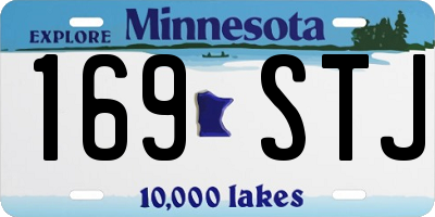 MN license plate 169STJ