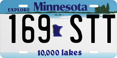 MN license plate 169STT