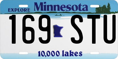 MN license plate 169STU