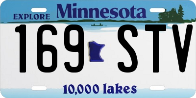 MN license plate 169STV