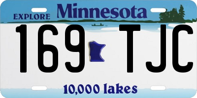 MN license plate 169TJC