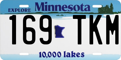 MN license plate 169TKM