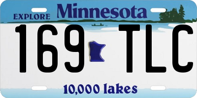 MN license plate 169TLC