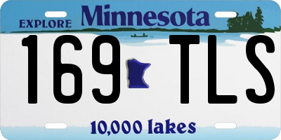 MN license plate 169TLS
