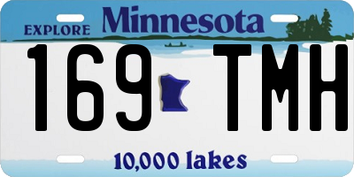 MN license plate 169TMH