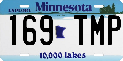 MN license plate 169TMP