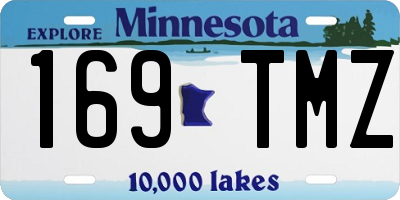 MN license plate 169TMZ