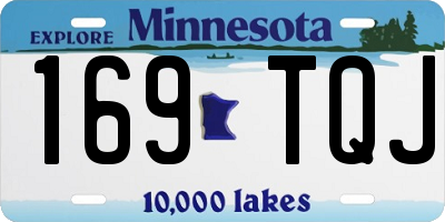 MN license plate 169TQJ