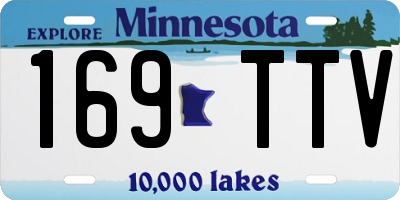 MN license plate 169TTV