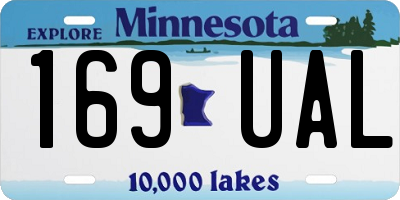 MN license plate 169UAL